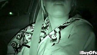 Riley Evans Sucks In The Back Of A Car