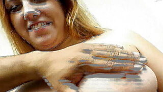 Chubby Babe Masturbates With A Huge Toy Before Getting Pussy Banged By A Black Man