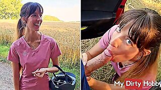 Layla Von Hohensee Sucks Dick Outdoors In Nature - Mydirtyhobby