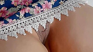 Premium Stepson Enters The Stepmothers Room And Surprises Her With His Transparent Panties