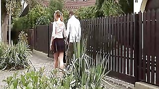 Sexy German Blonde Sprayed With Jizz After Hot Fuck