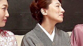 Japanese Traditional Kimono Orgy With Maki Hojo And Friends
