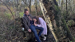 I Take His Cock Out Of His Pants And Start Jerking Him Off And Kissing Him Then I Blow Him Off!