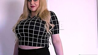 At Home With Big Titty Tina - Tina Toy