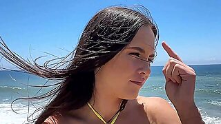 Beautiful Brunette Gets A Rough Anal Sex With Cum Inside Her Pussy