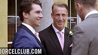 Bride, Car, French, Gangbang