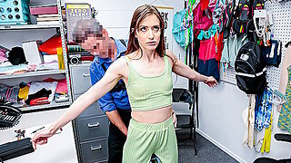 Slim Suspect Drilled From Behind By Mall Cop