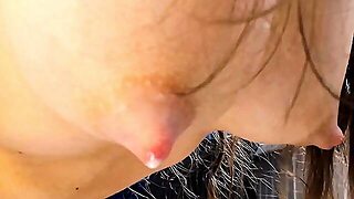 Hot Young Stepmom With Big Milk Tits Masturbating