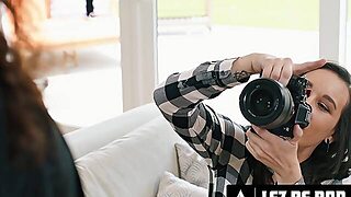 Lez Be Bad Photographer Sinn Sage Spanks & Destroys Graduating Victoria Voxxxs Butt With Strap On