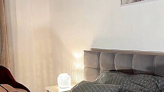 Hot Sexy Tight And Meaty Pussy Cute Redhead Opens Her Legs Wide And Spreads Her Thighs To Show Her V
