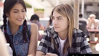 Conflicted Teen Kristen Scott Discovers Her Sexuality With Bestie Kendra Spade