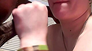 Sheee Loves When Daddies Big Black Dick Is In Her Mouth