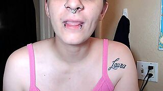 Abby And Anna Facehole Tongue Teeth Lips Closeup