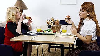 Marina Gold, A Mature Beauty In Stockings And Lingerie.