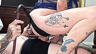 Busty Teen Smokes And Explores Bdsm With Mature Woman Using Sex Toys