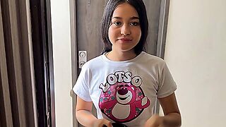 A Beautiful Indian Neighbor Likes To Enter Her Neighbors' House As A Pretext To Get Hard.