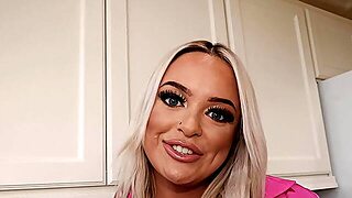 Blonde Alexis Kay With Big Boobs Wearing Lingerie Gets Fucked