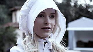 Balls Deep Pussy Pounding Makes Amish Girl Emma Hix Moan And Cum