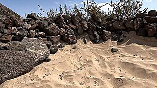 Wet & Wild: Naughty Beach Tease And Pee