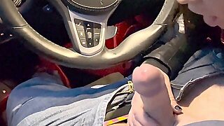 Chick From Tinder Gives Head In The Car After Dinner Date