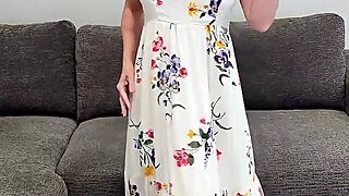 A Redhead In A Dress