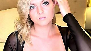 Big Boobed Blonde Masturbates With A Dildo In The Bathroom