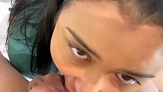 Perverted Latina Maid Drains My Dick Until She Asked Me To Cum On Her Face!