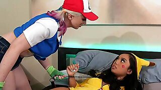 The Battle For Dominance Between Two Busty Lesbians.
