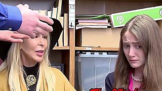 Milf And Teenage Suck Penis For Facial Cumshot After Shoplifting In Hd