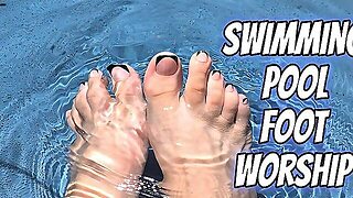 Swimming Pool Foot Worship