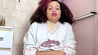 Plump Cutie Cant Stop Farting In Wc With Stomach Pain