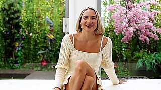 Blonde Cutie Jeny Gets Drilled Hard By A Black Casting Agent