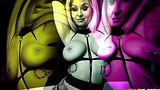 Katalina Kyles Goth Blonde Glitchy Delight