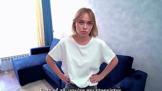 Cheating On My Boyfriend And Trying Anal For The First Time With My Stepbrother