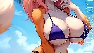 Hawt Fur Gals In Beach (Ai Model)