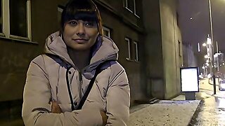 Czech Babe Banged In Store Room. Euro Fake Agent Picked Up Sexy Czech Brunette Amateur Babe In Publi