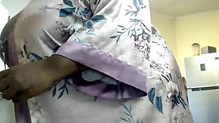 Black Ssbbw Moans & Tease Neighbor While Masturbating