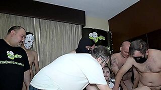 Ashley Whites Six Cocks, Six Creampies, No Cleanup Gangbang!