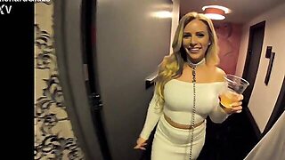 Leading A Hotwife Doxy Back To My Hotel Room To Get A Loaded Facial