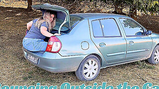 Trunk Tease: Bouncing Outside The Car