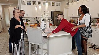 Interracial Thanksgiving Heat Turns Into Wild Passion