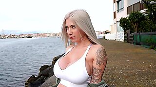 Big Tits French Babe Gets Fucked By A Stranger On Vacation !!