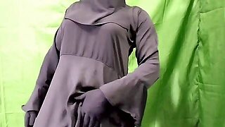 Indian Burqa Wali Chatting Filthy And Draining