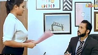 Boss Ke Sath Office Me Chudai Jor Se Bitha Kar