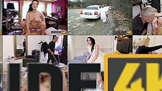 Bride, Czech, Public, Stockings