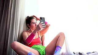 Blonde Teen Solo Masturbation