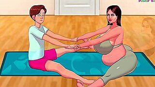 Pregnant, Yoga, Game, 3D