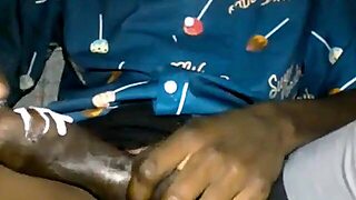 Calming My Jock Down By Jerking Off It Hard