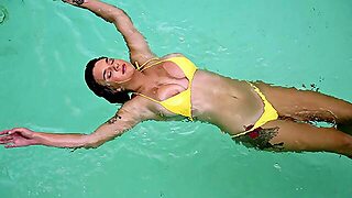 Blacked Gorgeous Gabbie Cheats On Boyfriend At The Pool - Gabbie Carter