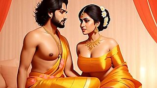 Torrid Indian Desi Bhabhi Love Rubdown Full Uncut Sensual Massage & Deep Romance